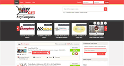 Desktop Screenshot of getanycoupons.info